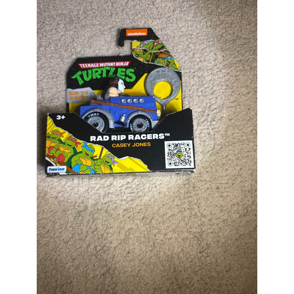 TMNT Rad Rip Racers Casey Jones Blue Vehicle Funrise Nickelodeon 71096 New